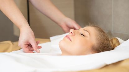 Bild von Sibyllenbader Naturfango-Packung im Wasserbett